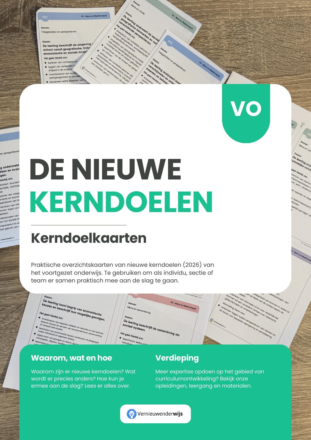 Kerndoelkaarten over de nieuwe kerndoelen voor het voortgezet onderwijs